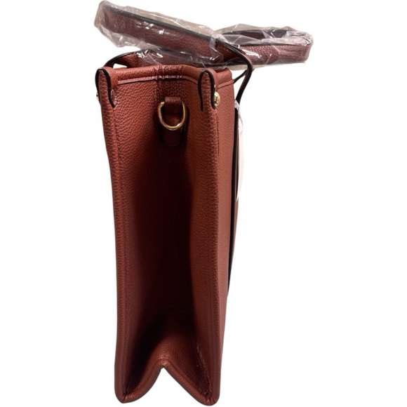 Designer BrownTextured The Tote Bag Set - Picture 7 of 9